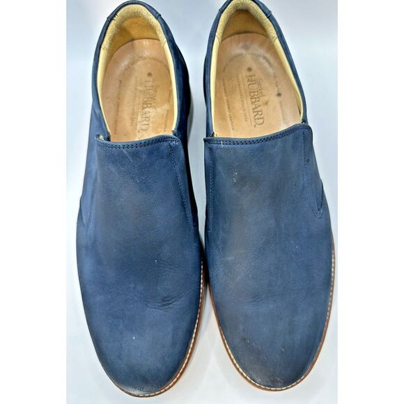 Samuel Hubbard Men's 9 "Rafael" Hybrid Slip-On Munich Navy Traveler  Vibram Sole - Picture 5 of 14